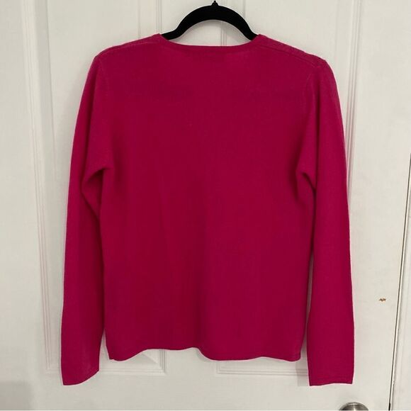 Andre Christian Pink Cashmere Button Down Cardigan Womens Size XS - Picture 2 of 8